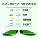 NASA Grade Running Insoles for Plantar Fasciitis for Women - High Arch Insoles for Men with Energy Return - Sports Inserts for Men for Shock Absorption, High Arch Support Inserts Designed for Athletes (M (Men 9-10.5/Women 10-11.5))