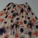 Kingfancy Women's Pleated Skirt Chiffon Elastic Waist A-Line Midi Length Skirt X-LARGE