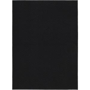 Garland Rug Town Square Black 4' x 6' Non Slip Area Rug for Living Rooms & Hallways, Stylish & Durable for High-Traffic Areas