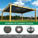 90% 30 X 50 FT Black Shade Cloth, Outdoor Sunblock Shade Cloth with Grommets, Durable Sun Shade Netting Shading Antifreezing for Patio, Garden, Plants Cover, Greenhouse, Barns, Dog Kennel
