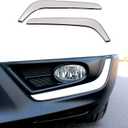 for Honda CRV CR-V 2019 2018 2017 Chrome ABS Front Fog Lamp Cover Trims, Sporty OEM Style Front Fog Lamp Molding Strip for CR-V