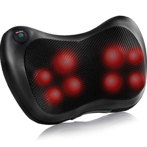 Suerbeaty Shiatsu Back and Neck Massager with Heat, Deep Tisctric Massage Pillow for Back, Shoulders, Legs, Foot, Body Musclesue Kneading