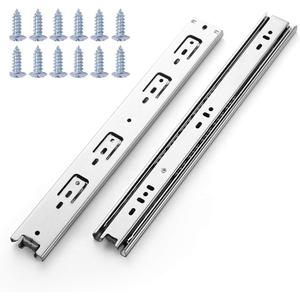 5 Pairs of 10 Inch Full Extension Drawer Slides Mount Ball Bearing Sliding