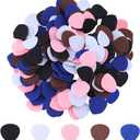 FINGERINSPIRE 720Pcs Doll Craft Felt Nose 0.94x0.94inch Triangle Felt Noses for Dolls 5 Colors Bulk Supply Nose for DIY Crafts Soft Material for Puppet Crochet Plush Animal DIY Making Accessories