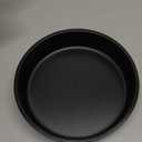 VAEHOLD Lazy Susan Stainless Steel Spice Rack Turntable for Pantry Cabinet - Decorative Trays Storage Containers Organizer for Kitchen Cabinet, Snacks, Bathroom (7 1/2 inches) (7 1/2'' Black)