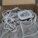 LEERUN Electric Heated Blanket Twin, Ultra‑Cozy Premium Flannel & Sherpa, Even Heat Distribution & Stable Temp, 1–10H Auto‑Off, 8 Temps (86–125.6°F), Overheat Protection, Ideal Gifts for Grandma