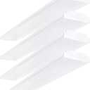 ANTLUX 4FT LED Wraparound 40W Shop Lights for Garage, 4400lm, 6000K, 4 Foot Crystal LED Wrap Light, 48 Inch Integrated Linear Strip Flush Mount Office Workshop Ceiling Lighting Fixture, 4 Pack