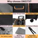 Pet Carrier for Small Pet, Cat Dog Carrier for Car Soft Sided Dog Rolling Crate Cat Travel Bag