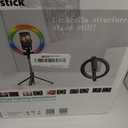 Vlogging Kit for iPhone/Android, 10 Ring Light with Stand, 74 Tripod for iPhone with Light, Microphone, YouTube Starter Kit for TikTok Content Creator