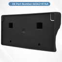 Replacement for Front Bumper License Plate Frame Bracket Ram 2500 3500 4500 5500 2019 2020 2021 2022 68362197AA