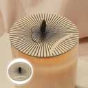 FRCOLOR Scented Candle Toppers Cover Lid Jar Topper Candle Accessories Home Decor Accessories to Burn Evenly