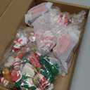 Soaoo 44 Pcs Christmas Mini Resin Figures Set Miniatures Snowman Figures Tiny Decor Santa Claus Tree Resin Crafts for Garden Fairy Accessories for Bonsai Terrarium Party Decoration