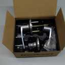 Kwikset Delta Interior Passage Door Handle, Lever For Closet and Hallway Doors, Reversible Non-Locking Handle Lever, Satin Chrome