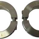 AZSSMUK Bore 1-3/4'' Double Split Shaft Collar Stainless Steel Lock Collar Clamp Set Screw 2PCS (1-3/4'', 2)