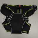 Light Up Dog Harness, No Pull LED Dog Harness with Handle, Rechargeable Lighted Safety Vest for Small Medium Large Dogs, Adjustable Soft Dog Lights for Night Walking (Black-Green)