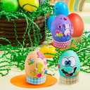Klever 41 Pcs Easter Egg Decorating DIY Kit with Dye Tablets and Easter Stickers, Coloring Dyeing Set for Kids Theme Party, Egg Hunt Creativity Activity