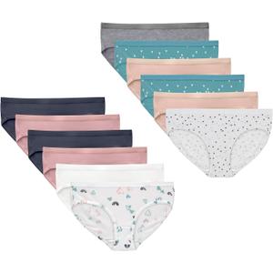 Hanes Girls' Cotton Stretch Underwear (Size S)