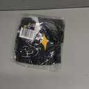 Men's Swim Trunks with Funny Print Quick Dry Swimsuits Beach Shorts with Pockets Summer Gifts (Black, M)