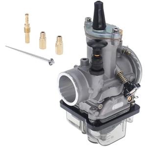 Universal Motorcycle Racing Carburetor PWK 21MM,Fit for 2T 4T Engine Scooter Motorcycle ATV Quad Pit Bike 50cc-80cc PWK Carburetor (Black,21MM)