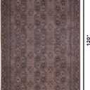 Kuden 2'6"x10 Runner Rug, Machine Washable Area Rug with Non-Slip Backing, Vintage Style, Soft, Easy Clean, Low Pile Rug for Hallway, Entryway, Kitchen, Bedroom