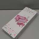 Toy Baby Doll Crib for 18'' Dolls, Cute Pink Heart Designed Baby Doll Bed with Carry Bag, Toy Crib Doll Furniture for 3 Years+ Girls (Pink)