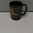 Shqiueos Valentines Day Gifts for Son from Mom-to My Son Lion Mug, Son Birthday Gifts from Mom, I Love You Son, Inspirational Father's Day Christmas Gift for Kids Men Son Adult (11oz)