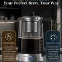12-Cup Electric Percolator Coffee Pot, Glass Percolator Coffee Maker