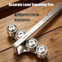 Circular Saw Guide Rail, 24in Positioning Calipers for Circular Saw