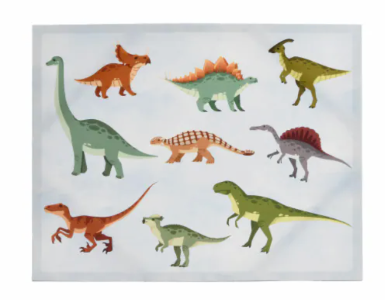 Dinosaur Wall Art Watercolor Dinosaurs Pictures for Boys Girls Kids Bedroom Nursery Room Wall Decorations