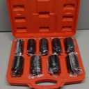 DAYUAN 9 Pcs Axle Nut Hub Impact 1/2" Drive Socket 29 30 31 32 33 34 35 36 38mm Socket Set