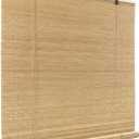 Bamboo Blinds for Interior Windows, Custom Bamboo Shades for Indoor Windows, Light Filtering, Easy to Install, Bambo Roll Up Blinds for Outdoor Patio, Decks, Porch, Backyards