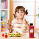 YULEER Plastic Juice Bottles with Caps 12PCS 12OZ Reusable Juice Bottles with Leakproof Lids, Brush, Funnel & Labels Clear Juice Containers for Juicing, Smoothies and Homemade Beverages