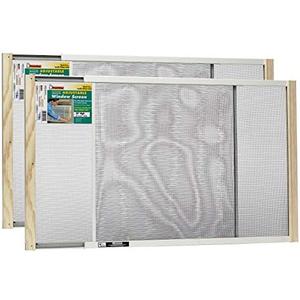 Frost King 2AWS1845 WB Marvin Adjustable Window Screen, 18in High x Fits 25-45in Wide (2 Pack)