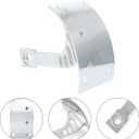 SUNPIE Chrome Motorcycle Cured Vertical Side Mount Licese Plate Tag Holder Bracket Fits All Sport Bike