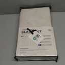 100% Blackout Shield Linen Blackout Curtains for Bedroom 108 Inches Long, Back Tab/Rod Pocket Living Room Drapes, Thermal Insulated Blackout Curtains 2 Panels Set, 50" W x 108" L, Cream