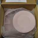 SAMiGO Silicone Baby Feeding Set, Baby Led Weaning Supplies, Suction Bowl Plate Bib Cup Self Feeding Spoons, Solid Food Eating Essentials, First Stage Utensils, 6+ Months (Blossom)