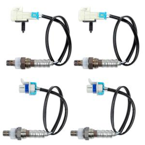 O2 Oxygen Sensor 234-4668, 234-4256 Upstream Downstream Sensor Compatible with 2008 2009 2010 2011 2012 2013 2014 Escalade Chevy Avalanche Silverado Suburban Tahoe GMC Yukon Sierra Set of 4