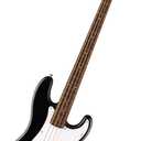 Fender Squier Debut Series Precision Bass Guitar, Beginner Guitar, Includes Free Lessons, Black with Matte Finish