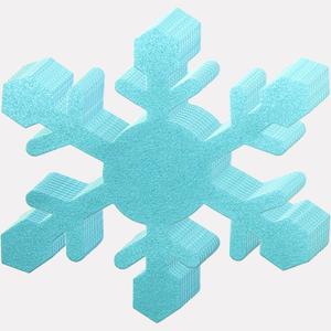 4 x 72 Pieces Paper Snowflakes Cutouts Christmas Snowflakes Shapes Paper Winter Snowflake Decoration Snowflake Bulletin Board Cutouts Snowflake Classroom Decor for DIY Craft Holiday Xmas Party Supplies
