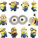 Despicable Me Minions Peel and Stick Wall Decals for Kids Room Decor