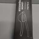 Premium Lemon Squeezer Stainless Steel - Heavy Duty Lime Squeezer, Lemon Juicer Manual With Comfortable Handle For Extracting All Juice Possible - Hand Citrus Juicer