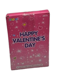 25 Valentie's Day cards With 25 Stress Balls