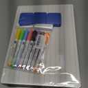 12PCS Dry Erase Boards,9"x12" Double Sided Small Whiteboards with Lines,Students,Education Teacher Classroom,Mini Portable Drawing Learning Lapboards with Colors Pens and Erasers.