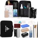 Ski/Snowboard Wax Kit, Ski Tuning & Waxing Kit with Wax Iron, Complete Basic Wax Set - Professional Tuning Equipment, All Temperature Wax, Base Cleaner, Brush, Wax Scraper, P-tex, Tuning Stone