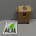 Home EC Premium Stainless Steel Sea Salt and Pepper Grinder Set of 2 - Adjustable Ceramic - Tall Glass Salt and Pepper Shakers - Kitchen Spice Mill W/Funnel & EBook