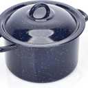 IMUSA 6.0qt Enamel Stock Pot, Blue