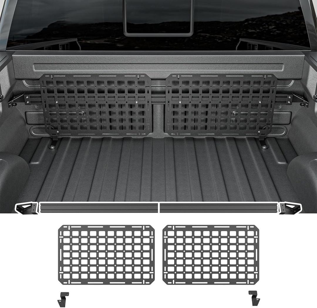 SZYANG Front Molle Panel Compatible with 2015-2025 Ford F150 Truck Bed Molle Panel System Replacement for 2015-2025 Ford F-150 Accessories(Front Bed Molle Panel)