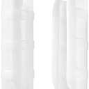 50 PCS 1 inch Greenhouse Clamps Clips White ABS Snap Clamp Tube Clip Garden Buildings Tube Clip for Greenhouse Film, Sunshade Nets, Frame Shelters (Inner dia: 1 in & Outer dia: 1.26 in)