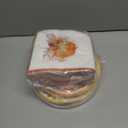 200Pcs Thanksgiving Paper Plates and Napkins, Fall Disposable Dinnerware Set with Pumpkins Maple Leaves Paper Plates Napkins for Thanksgiving Fall Party Supplies