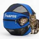 Outdoor Cat Exercise Ball, Breathable Interactive Rolling Toy for Indoor & Outdoor Play, Durable Lightweight Cat Play Ball for Exercise & Enrichment, 5 Colors